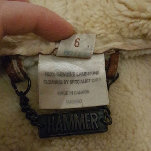 Vintage Hammer Genuine Lamb Skin Suede Coat - Picture 7 of 8